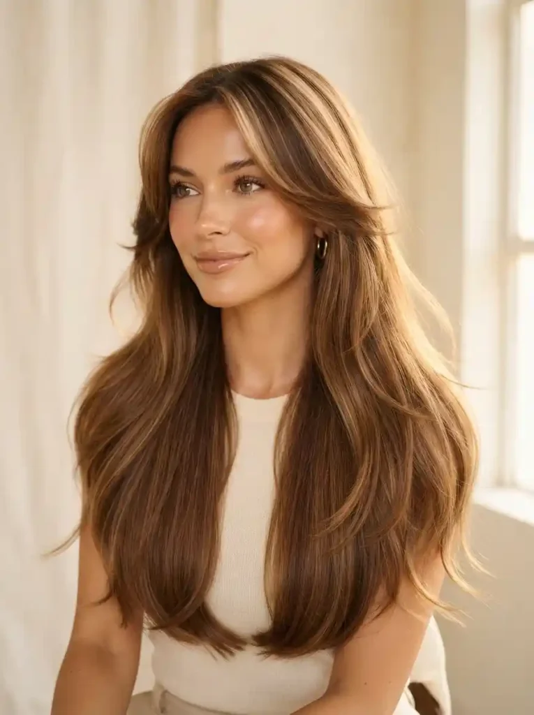 Long Feathered Layers-Butterfly Layer Hairstyles