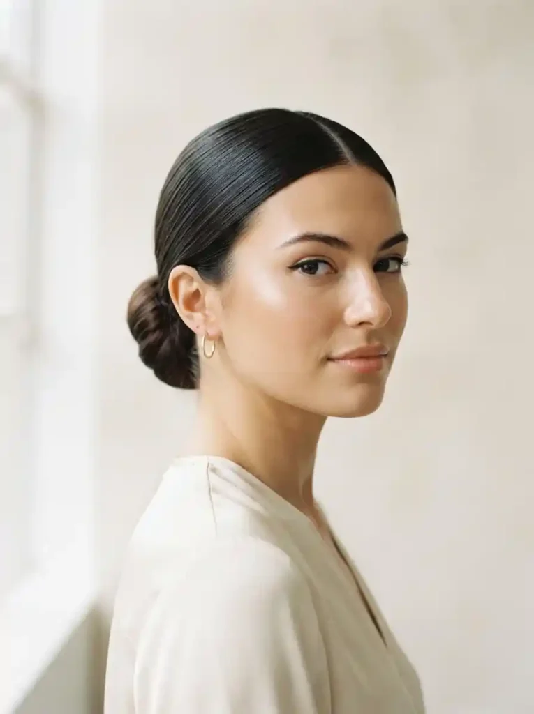 Sleek Low Bun Hairstyle Ideas for Women