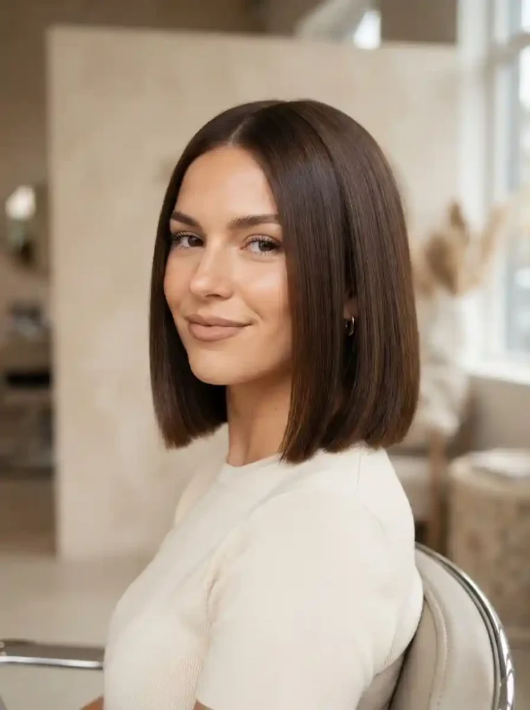 Blunt Bob With Soft Ends