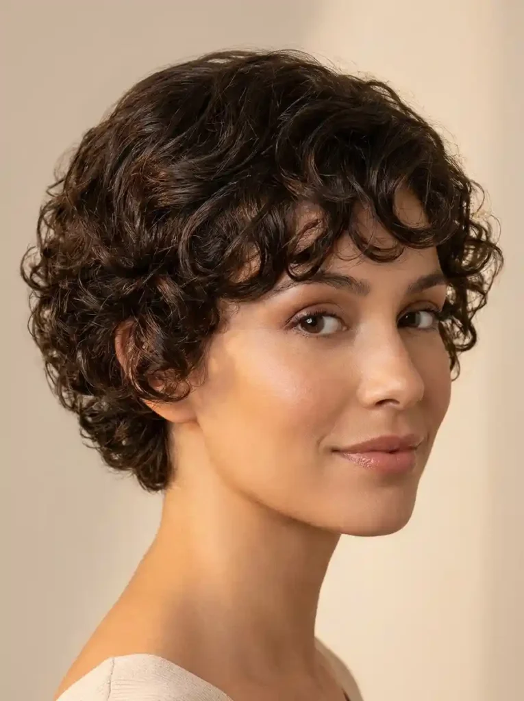 Rounded-Curly-Pixie