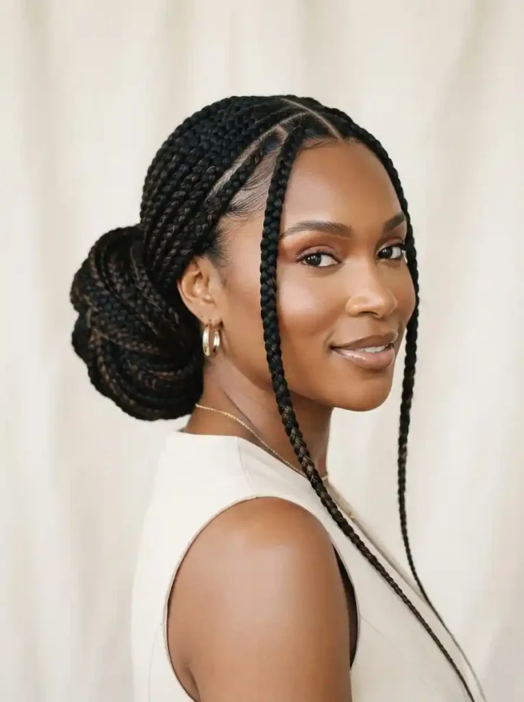 Knotless Braided Bun
