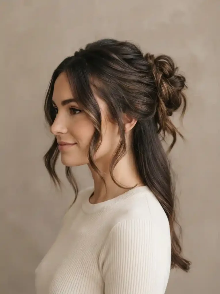 Sleek-Messy-Bun