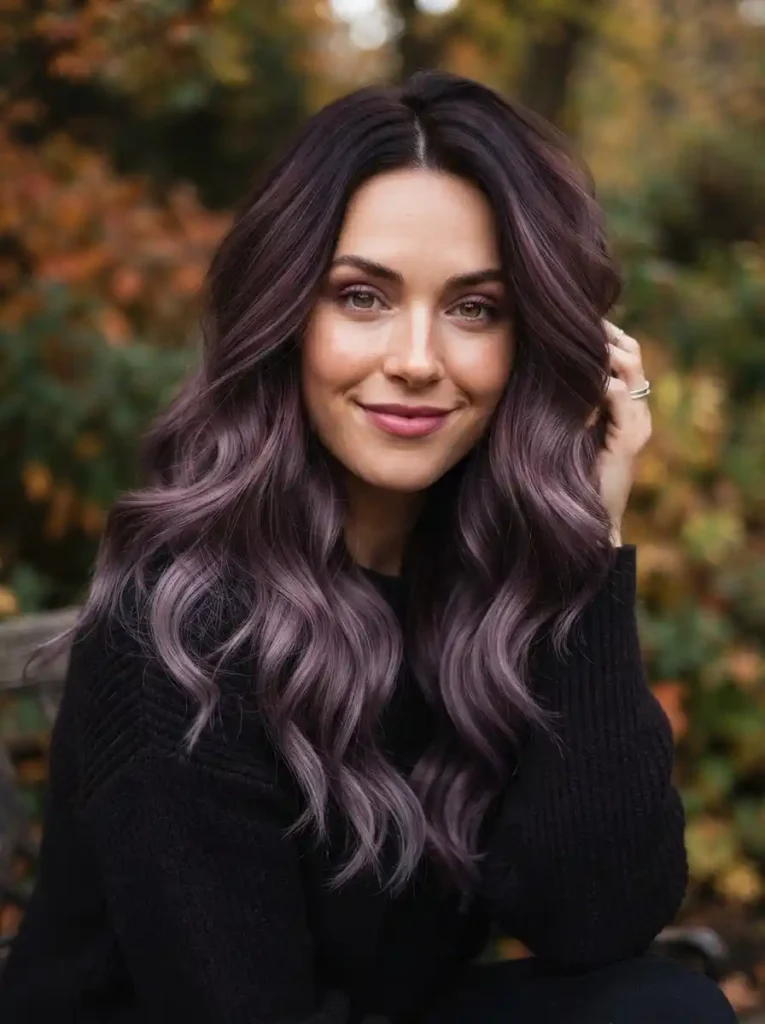 Smoky Plum Balayage