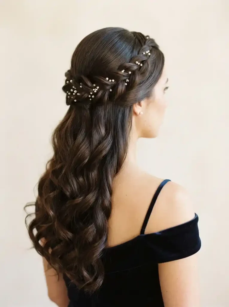 Twisted-Pearl-Half-Up