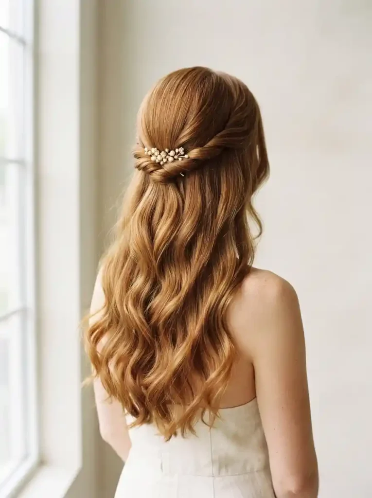 Copper Half-Up Twist