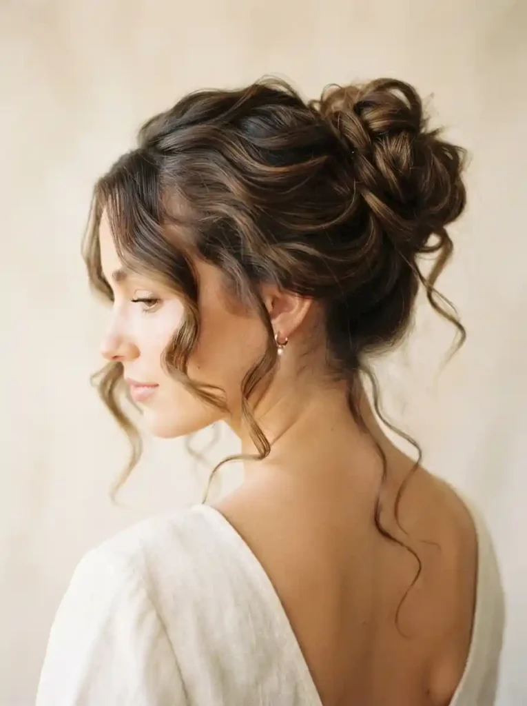 Messy-Bun-With-Tendrils