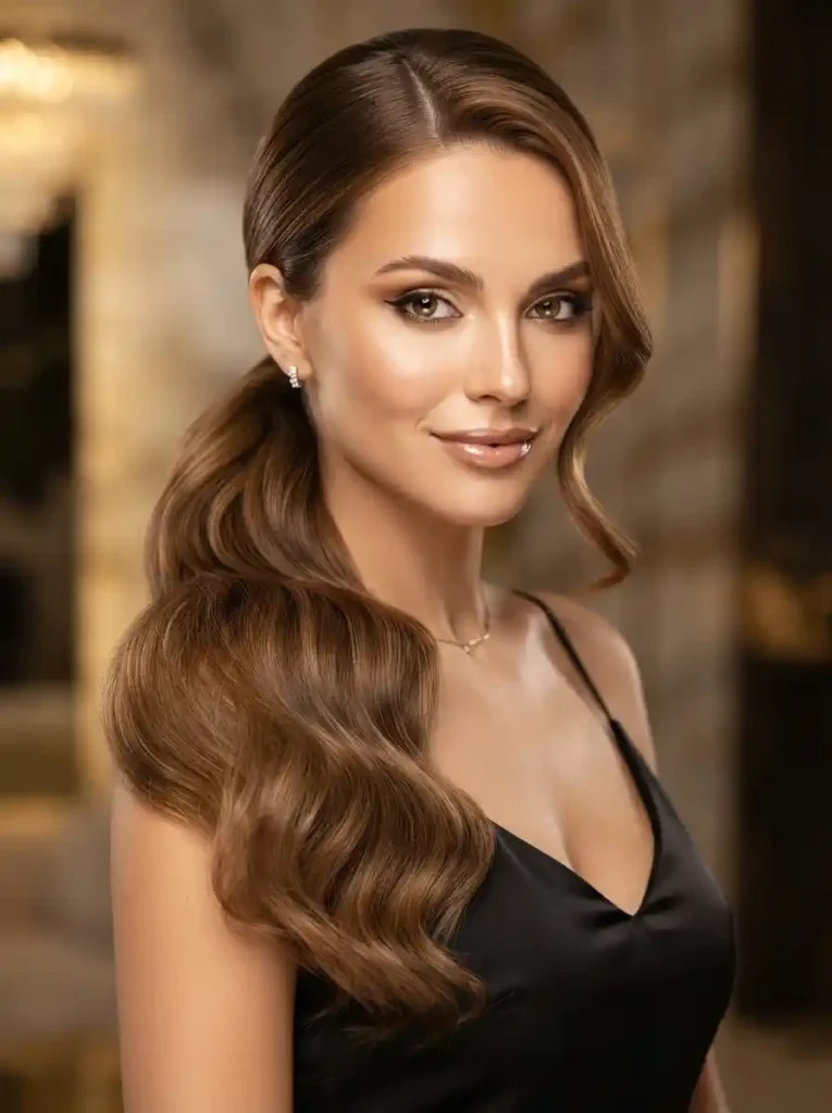  Side-Swept Baddie Ponytail