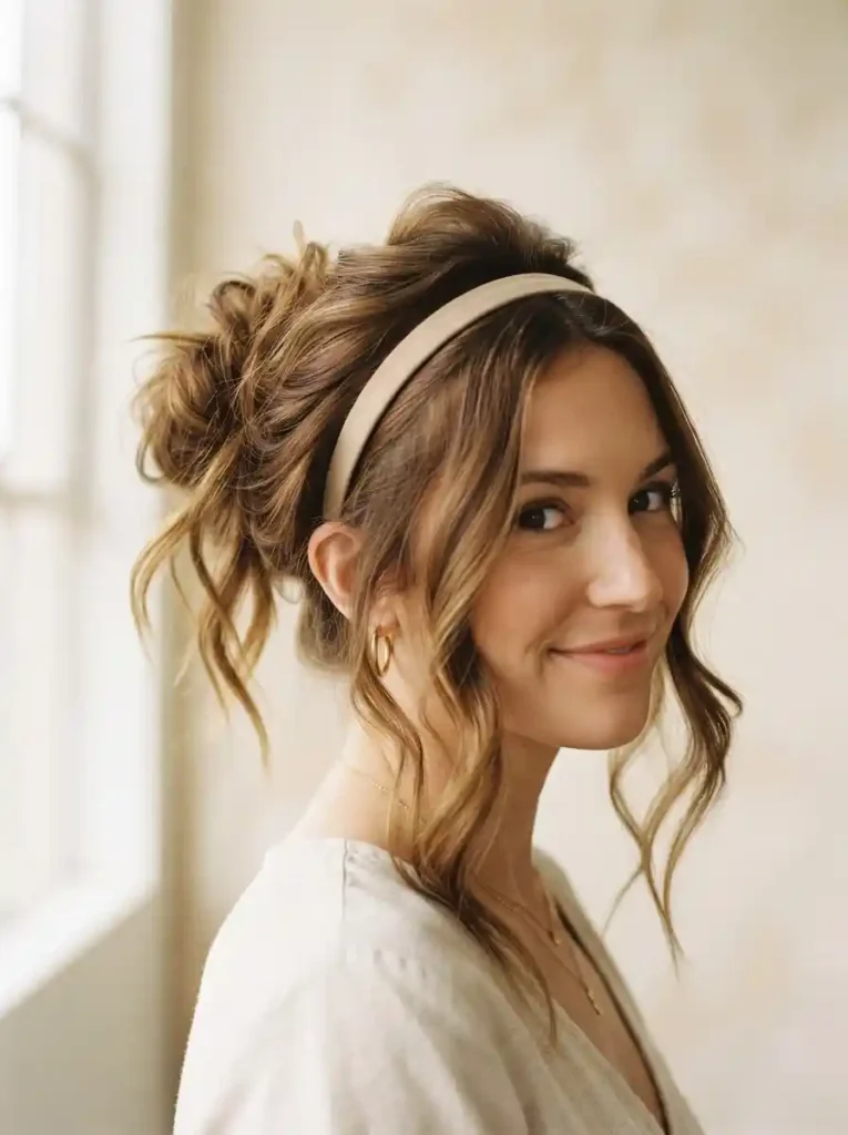 Messy-Bun-With-Headband.