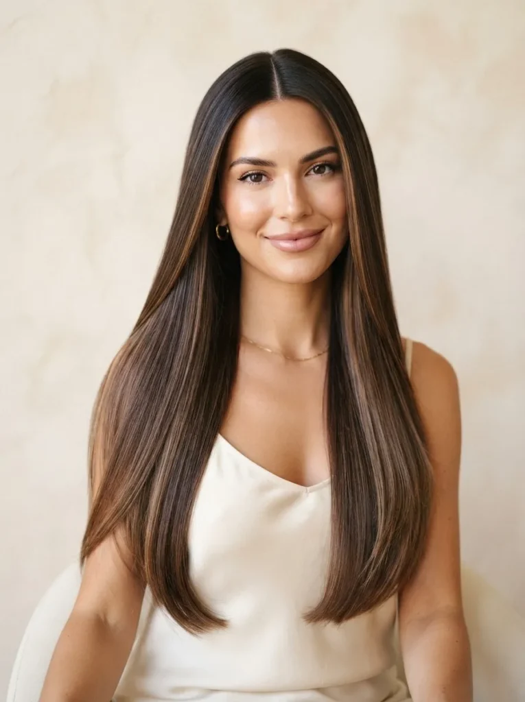 Chocolate-Brown-Melt-Spring-Brunette-Hair-Color ideas.
