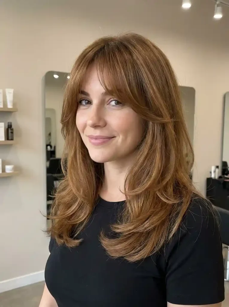 Rounded-Mid-Length-Layers-Bouncy-Shape-Layered-Haircuts
