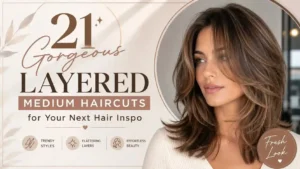 21 Gorgeous Layered Medium Haircuts for Your Next Hair Inspo.
