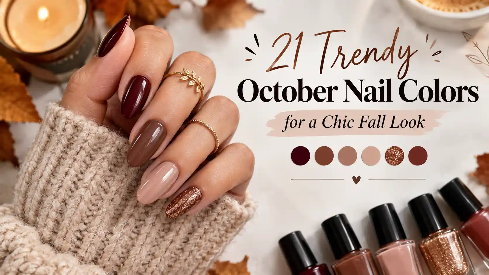 Trendy October Nail Colors for a Chic Fall Look