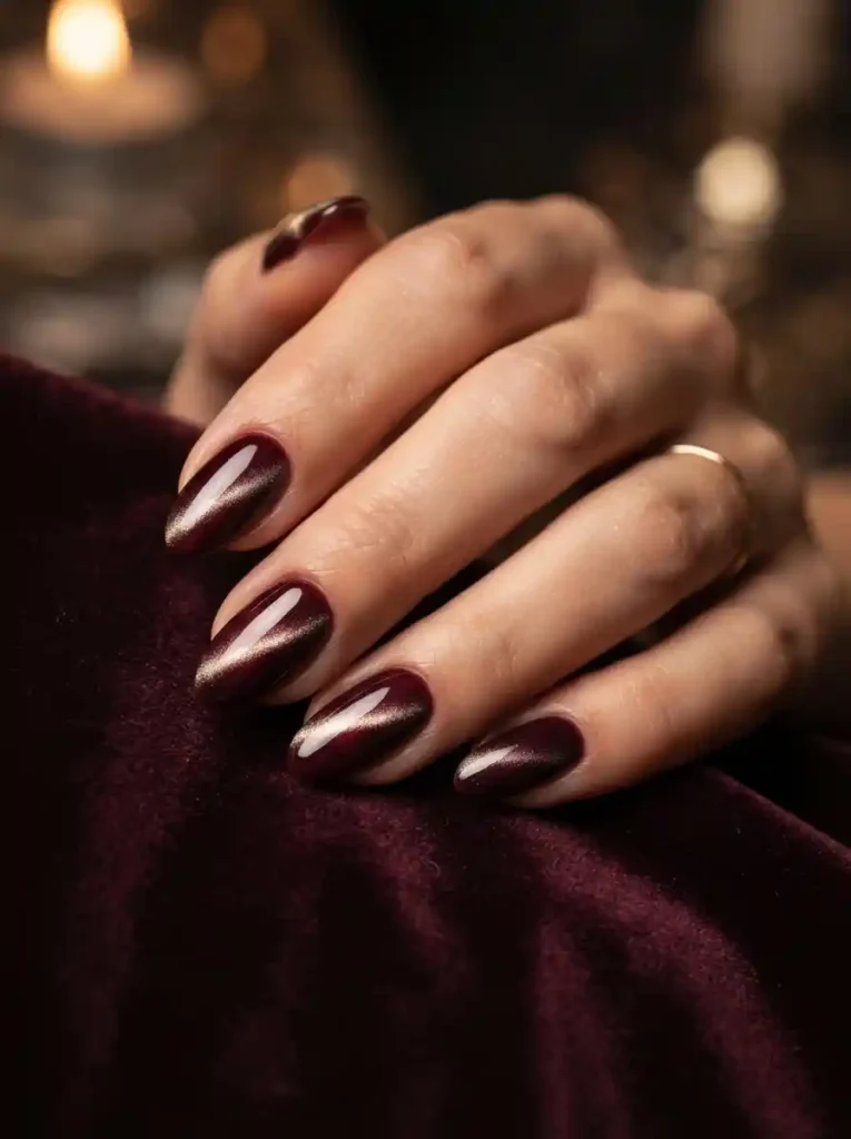 . Burgundy Cat Eye