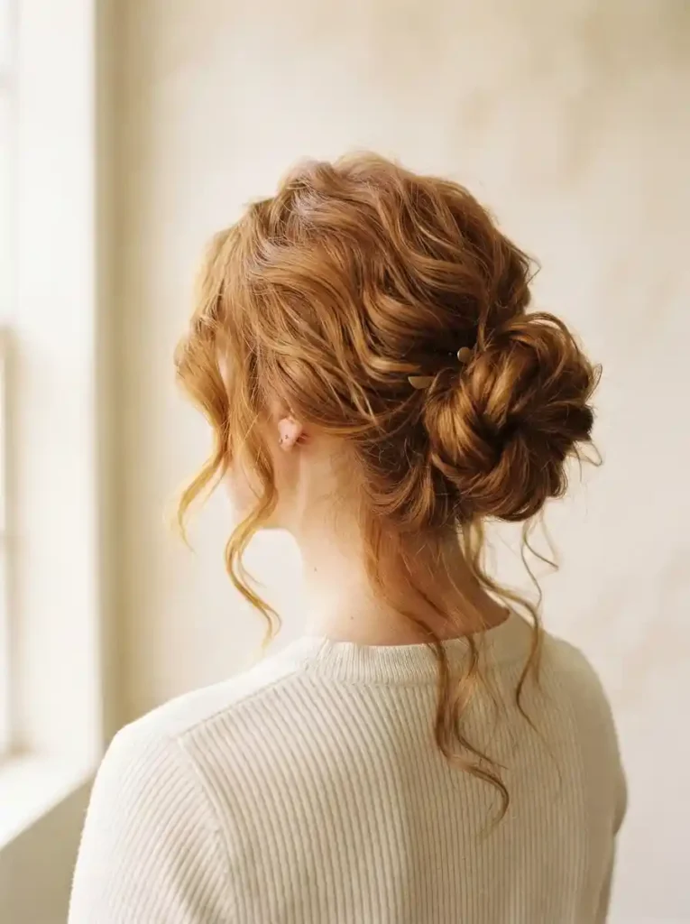  Copper Messy Bun