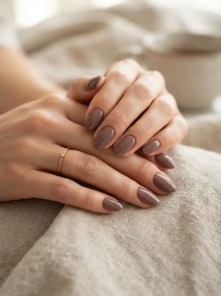 Mocha Mauve Nail Color