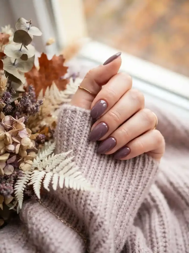  Smoky Mauve Nails