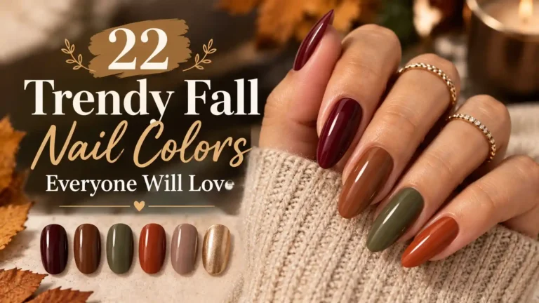 21 Trendy Fall Nail Colors Everyone Will Love