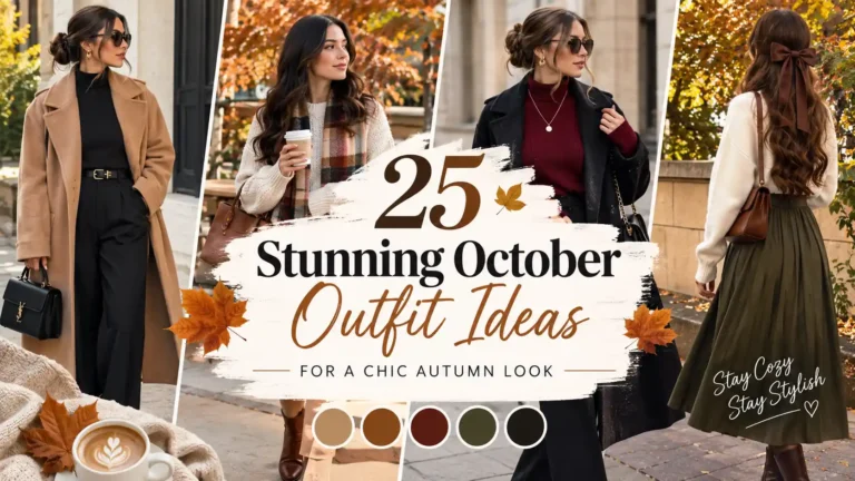 25 Stunning October Outfit Ideas for a Chic Autumn Look