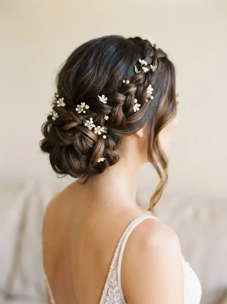 Braided Crown Updo
