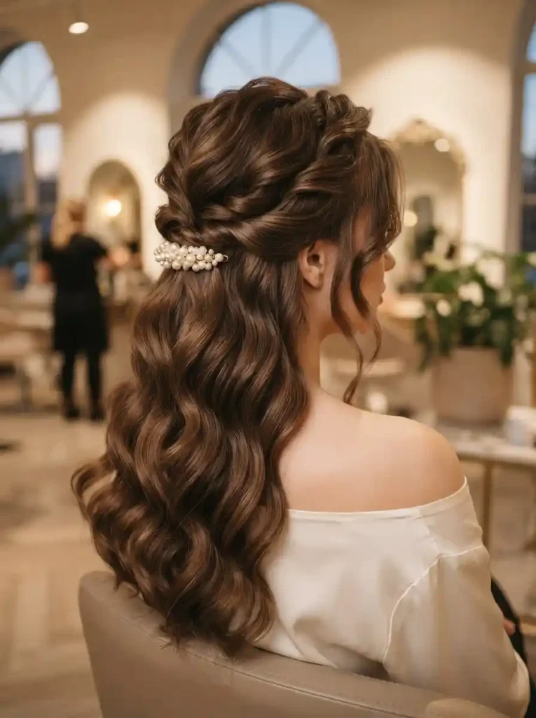 Glamorous-Half-Up-Curls.