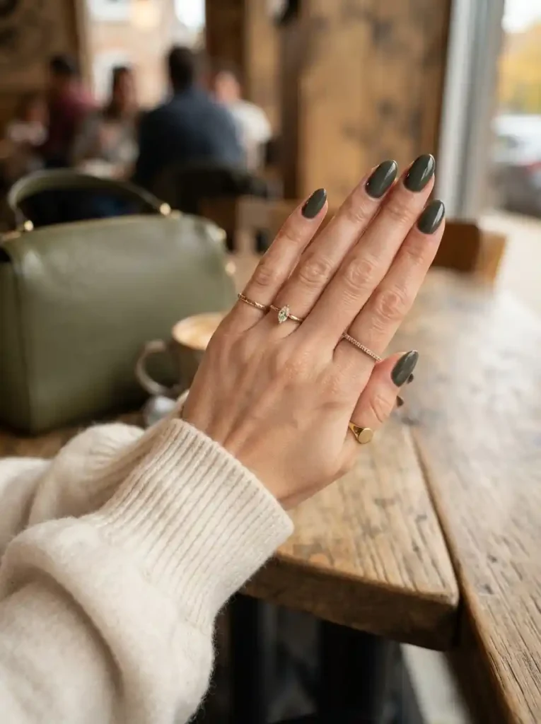 Moody Olive Green