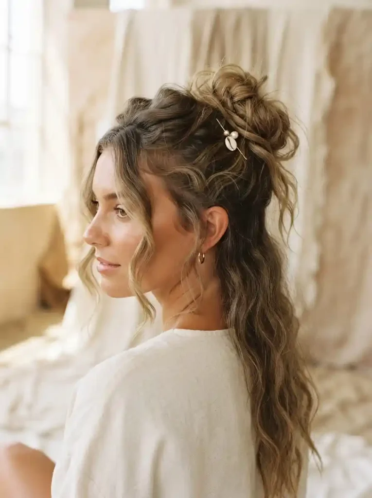 Beachy-Wavy-Bun
