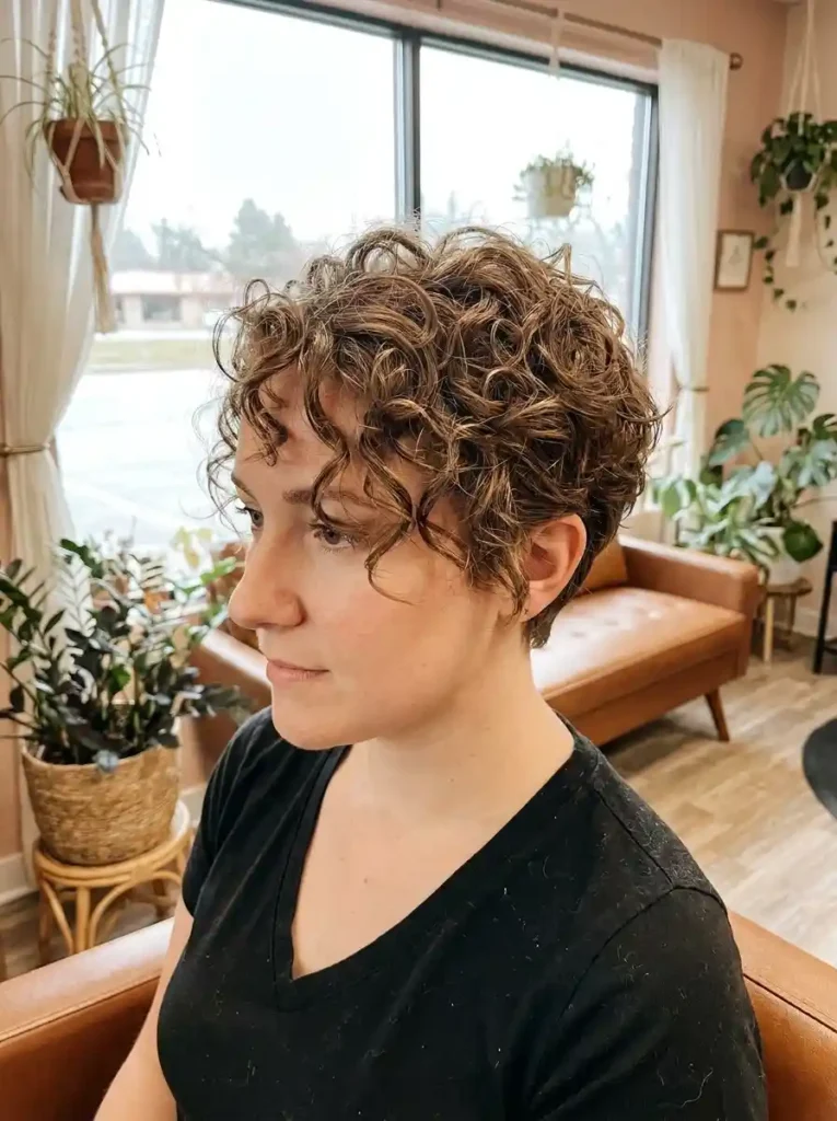 Soft Curly Pixie
