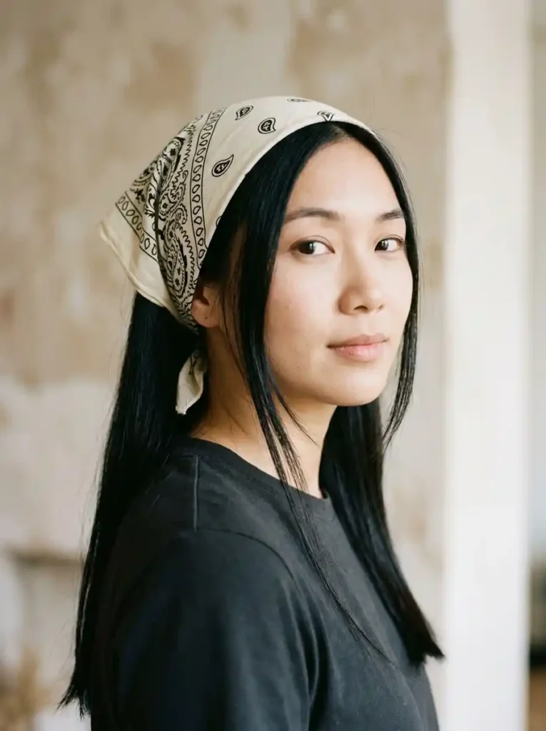 Bandana with Straight Hair
