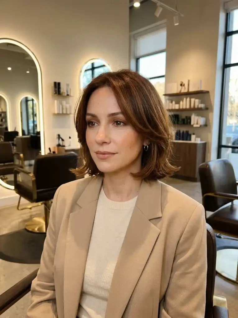 Short Layered Cut with Face-Framing Pieces