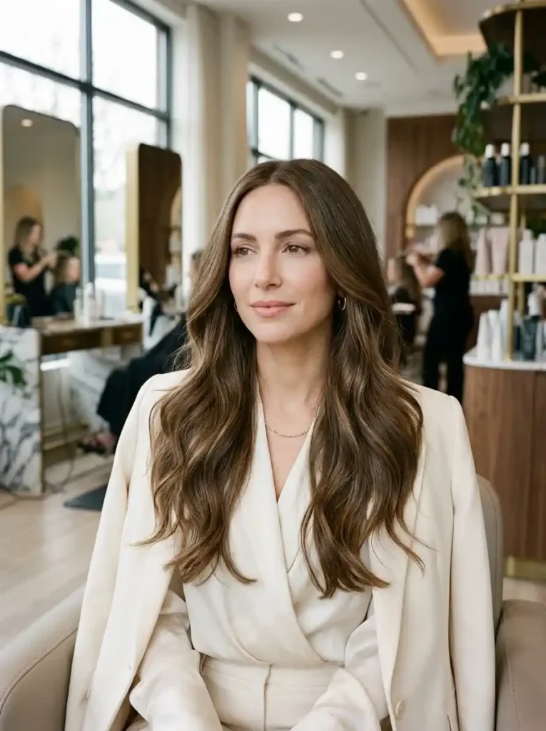 Long Layered Hair with Soft Waves