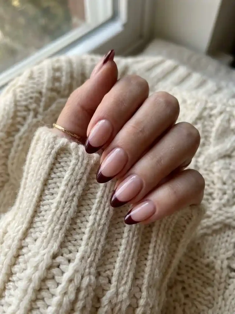 Burgundy-Almond-French