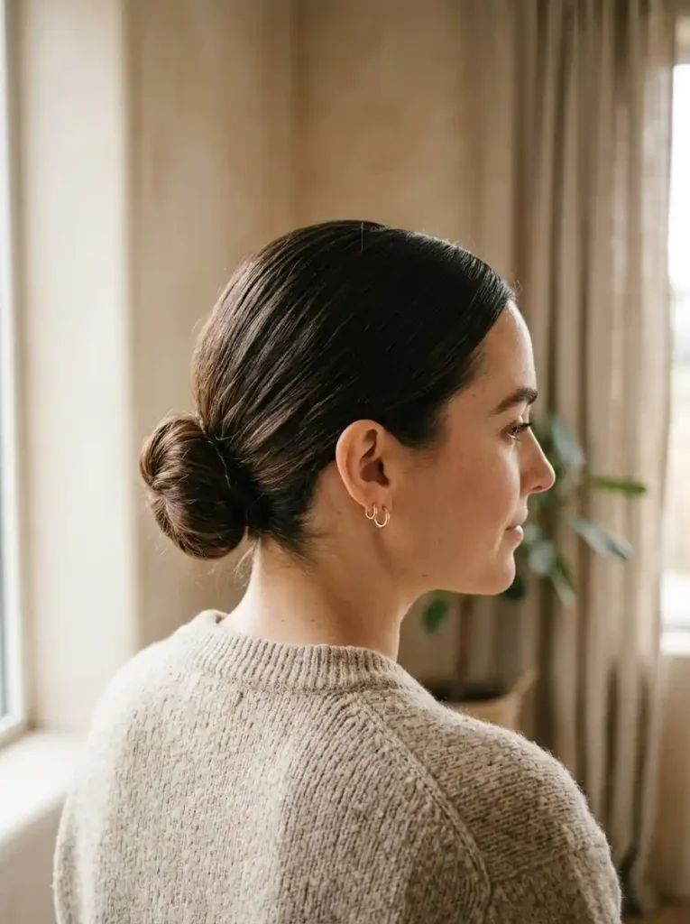 Low Sleek Bun