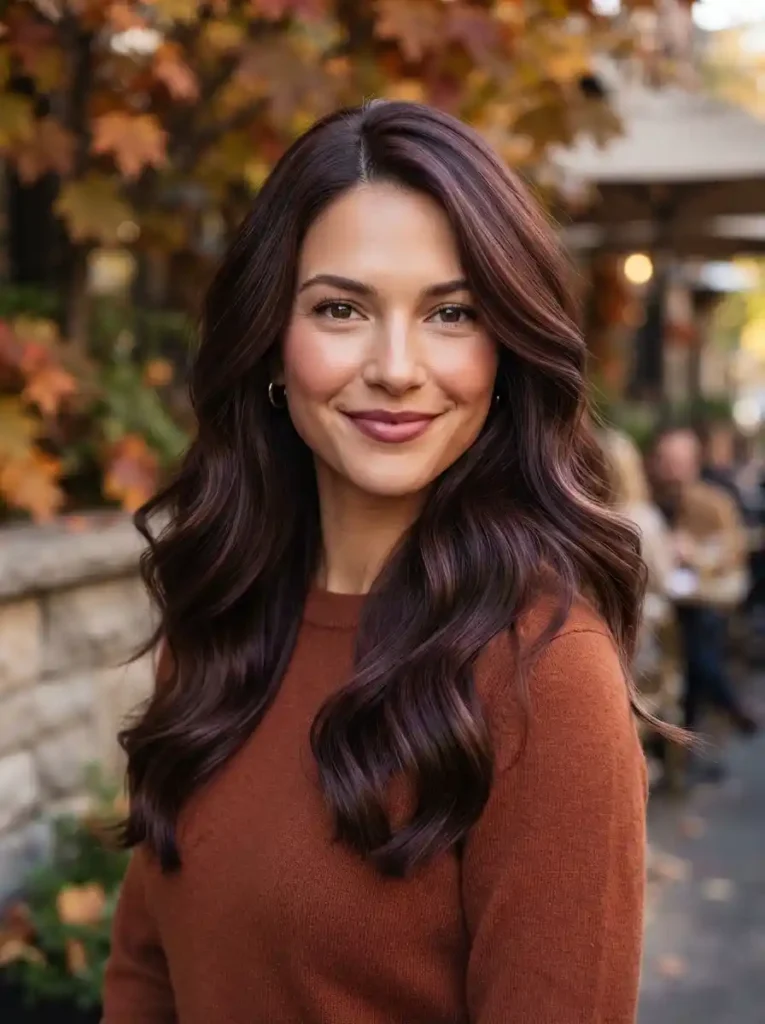 Plum Brown Brunette