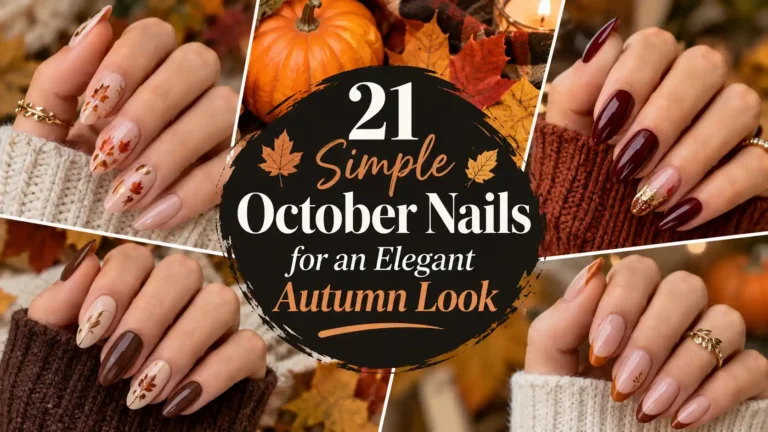 21 Simple October Nails for an Elegant Autumn Look