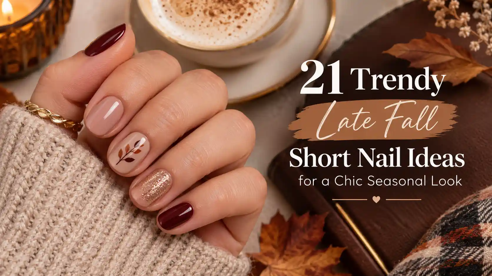 21 Trendy Late Fall Short Nail Ideas for a Chic Seasonal Look