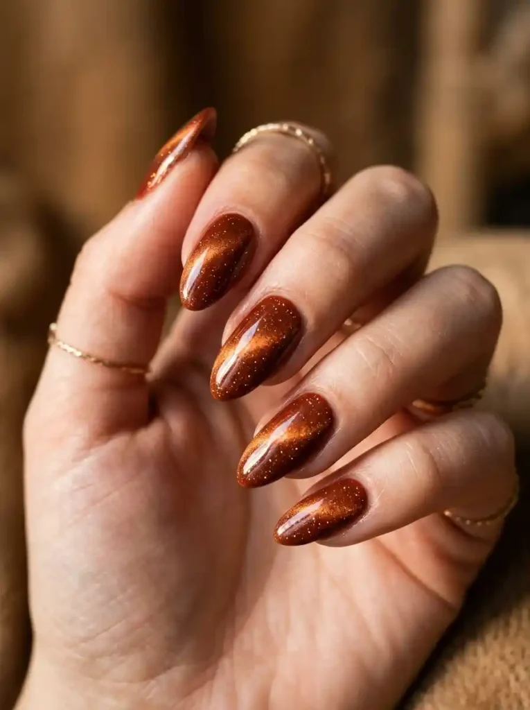 Rust Velvet Magnetic Sparkle
