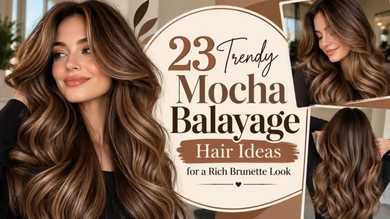 23 Trendy Mocha Balayage Ideas