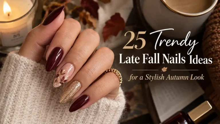 25 Trendy Late Fall Nails Ideas for a Stylish Autumn Look