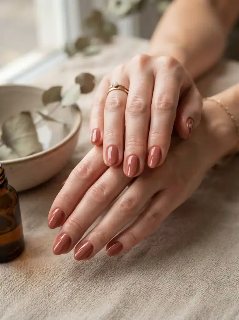  Soft Terracotta Nails