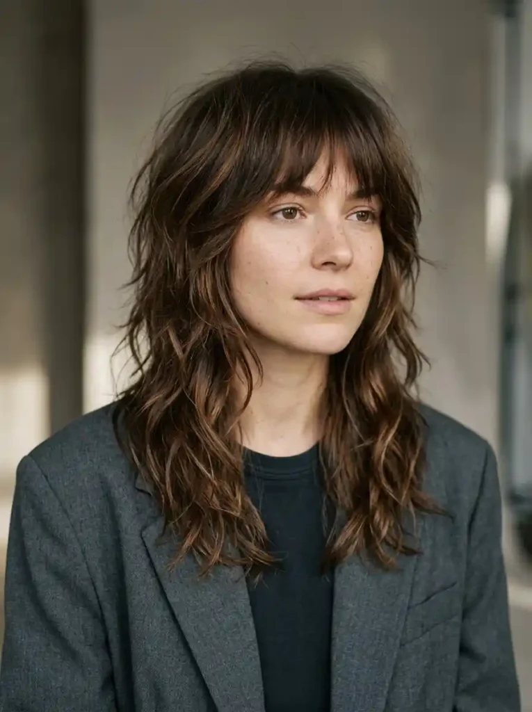 Face-Framing Shag Haircut