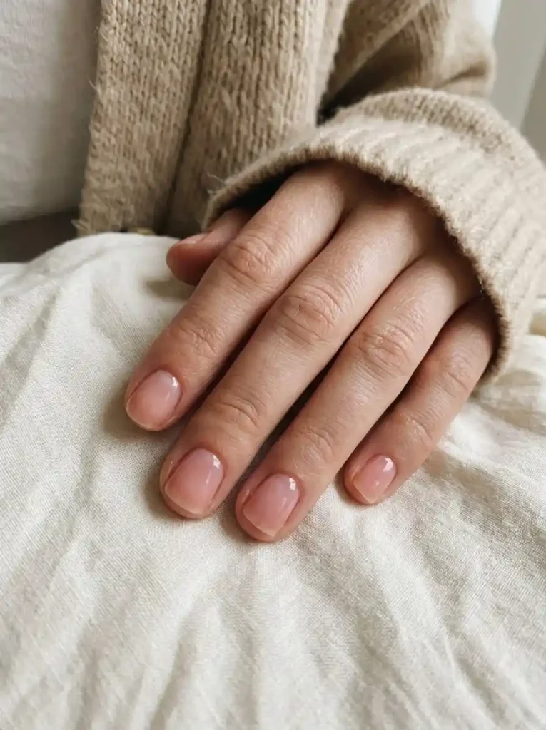 Sheer Pink Natural Nails
